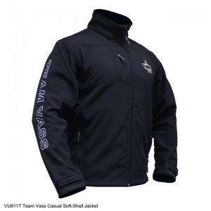 Team Vass Casual Soft-Shell kabát Navy (tengerészkék)