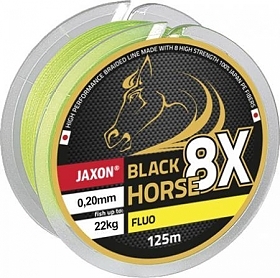 JAXON BLACK HORSE 8X FLUO 125m 8 szálas sodrott damil